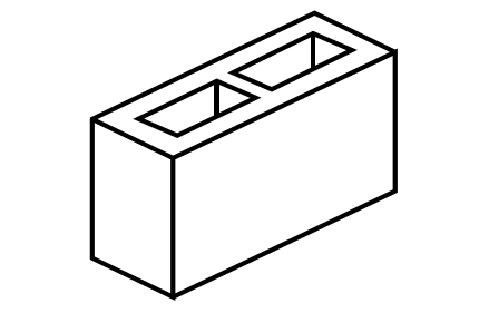 picture of concrete hollow block